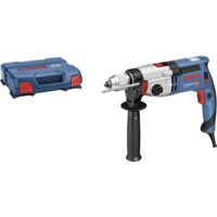 Bosch Professional Schlagbohrmaschine GSB 24-2, Leistung 1100 Watt, Maximaldrehmoment: 40/14,5 Nm, inkl. Schnellspannbohrfutter, Zusatzhandgriff, Tiefenanschlag, L-Case
