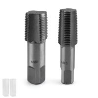 Rohrgewindebohrer Set mit 1/2" und 3/4" Innengewinde, hochwertige Schmiedestücke aus Kohlenstoffstahl, perfekt für die Reparatur von Rohrgewindeverbindungen