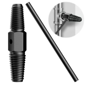 Doppelkopf Schraubenausdreher für 1/2 Zoll und 3/4 Zoll Schläuche, Ventil-Wasserhahn mit innovativer feiner Zahntechnologie und Chrom-Vanadium-Stahlmaterial