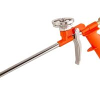 Schaumpistole für Pistolenschaum, Montageschaum und Bauschaum, compact orange, hochwertige Pistole zum Füllen von Fugen und Hohlstellen