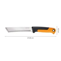 Fiskars Erntemesser, ideal für dicke Stiele und Stängel, Klingenlänge 15 cm, Rostfreier Stahl/Kunststoff, Schwarz/Orange, X-series
