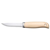 Fiskars Norden Outdoor-Messer, inkl. Futteral, Klingenlänge: 98 mm, Gesamtlänge: 21,5 cm, rostfreier Stahl/FSC-zertifiziertes Birkenholz
