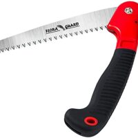 FLORA GUARD Handsäge, gehärtetes SK5 Sägeblatt 195mm, Astsäge mit TPR-Softgriff und Sicherheitsverriegelung, Klappsäge für Garten- oder Baumschnitt, Camping - perfekte Hand-Sk5 Säge für jeden Zweck