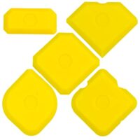 Fugenglätter Set 5-teilig - Fugenabzieher Set für Silikon und Acryl, Fugenbearbeitung, Fugenmasse, Fliesenleger Werkzeug