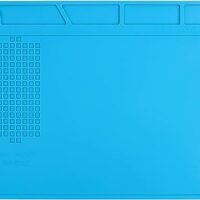 Silikon-Matte für Elektronik und Reparaturen, 500°C hitzebeständig, magnetisch, antistatisch, ideal für Lötarbeiten, Smartphone, Uhren usw.