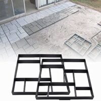 Pflaster-Gussformen aus Kunststoff, asymmetrische Form für Weg- und Terrassenfliesen, Garten, Wege, Terrasse, 60x50x5cm