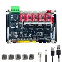 GRBL Controller Steuerplatine, Neue GRBL 4Achsen Schrittmotor Controller Steuerplatine mit Offline/300/500W Spindel USB Treiberplatine für CNC Lasergravierer