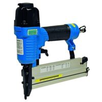 Güde Druckluft-Klammergerät/Nagler, max. 6 bar, Test GUT - SEHR GUT, Tiefenkontrollrad, Sicherheitsschlagsperre, inkl. 1500 Klammern (20/32/40 mm) & 2000 Stifte (25/40 mm), Ölflasche, Tragekoffer