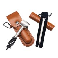 Handbohrer Outdoor Bushcraft, Manueller Schraubenschlüssel, Holzbohrer Set, Survival Tools, 1-Zoll Holzbohrer