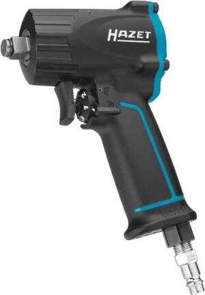 Hazet Druckluft-Schlagschrauber 9012M mit maximalen Lösemoment 1100 Nm, vierkantige Antriebsbreite von 12,5 mm (1/2 Zoll) und vibrationsarmer Betrieb - perfekt für Heimwerker und Handwerker