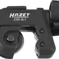 HAZET Klein-Rohrabschneider 2181N-1 mit Instant Change System (ICS) ergonomischer Drehknauf für handhabung zum Schneiden von Aluminium Kupfer und dünnwandigen Metallrohren