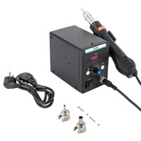 Heißluft Lötstation 700W, 120L/min, hohe Leistung für Elektronik und Reparaturhandwerk, Temperaturregelungstechnologie, PID-Temperaturregler, Mikrocomputer-Prozessoren, SMD-Technologie