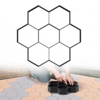 DIY Betonform für Gehwege, Terrassen und Pflastersteine, hochwertiger Kunststoff, einfach zu benutzen und wiederverwendbar.