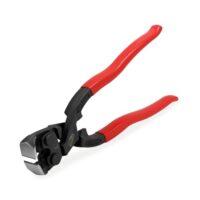 Endschneidezange für professionelle und heimische Arbeiten, Chrom-Vanadium-Stahl (CRV) hergestellt, Anti-Rost-Beschichtung, scharfe Klingen, rutschfester Griff, kompaktes Design, ideal zum Schneiden von Drähten oder Nägeln