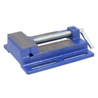 HRB Maschinenschraubstock mit Spannweite 110 mm, Schraubstock für Bohrmaschine und Tisch-Schraubstock