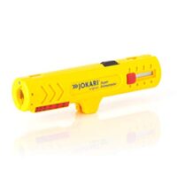 Vielzweck-Isolationsmesser von JOKARI, ideal für die Abisolierung von Kabeln mit Durchmessern von 0,2 bis 4 mm.
