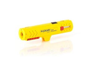Vielzweck-Isolationsmesser von JOKARI, ideal für die Abisolierung von Kabeln mit Durchmessern von 0,2 bis 4 mm.