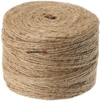 Jute-Garn, 3-fach, 3,5 mm Ø, Spule 280 m, Natur-Farbe, umweltfreundlich, biologisch abbaubar, wiederverwendbar