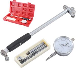 KATSU Innendurchmesser Messuhr Set, 50-160mm Metrisch 0,01mm Präzisions Bohrungslehre Messuhr Zylinder Interner Fräsen Dial Bore Gauge für die Industrie
