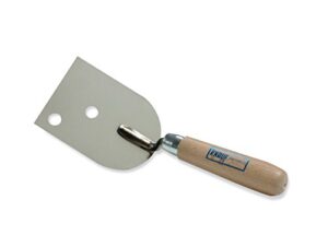 Knauf Cleaneo-Kelle, effizientes Werkzeug für die Verspachtelung von Schraubenköpfen bei Cleaneo-Akustikplatten, extradickes Blatt und spezifische Loch-Ausstanzungen