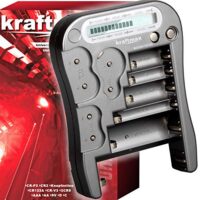 Universal Batterie und Akku Testgerät mit LCD Display und Knopfzellen Test - NEUSTE VERSION für Batterien testen