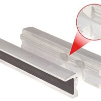 KS Tools Aluminium-Schraubstock-Schonbacken mit Trapeznutzen, 100mm - hochwertiges Werkzeug für Heimwerker und Handwerker