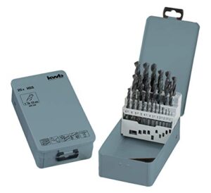 KWB Kraftixx HSS Metallbohrer Satz, 25-teiliges Bohrset mit Ø 1 bis 13 mm Durchmesser, ideal für Heimwerker und Profis