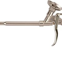 Professionelle Bauschaumpistole aus Metall für handelsüblichen Pistolen-Bauschaum und Montage-Schaum, ergonomischer Kunststoffgriff