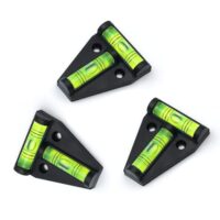 Magnetische T-Wasserwaage, 3 Stück Kreuzwasserwaage, Präzisions-Wasserwaage, Mini Wasserwaage für Camping, Wohnmobil und Caravan - Magnetisch