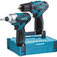 Ensemble von zwei Makita-Maschinen mit 10,8V-Li-Ion-Batterie für effektive und zuverlässige Arbeitsleistung in Ihrem Heimwerker-Projekt