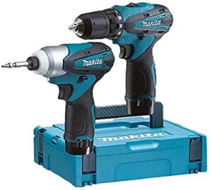 Ensemble von zwei Makita-Maschinen mit 10,8V-Li-Ion-Batterie für effektive und zuverlässige Arbeitsleistung in Ihrem Heimwerker-Projekt