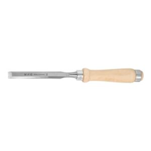 MHG Stechbeitel mit Holzheft, ideal für das Schnitzen von Holz, Metall oder anderen Materialien, hochwertiges Werkzeug für Handwerker und DIY-Anfänger