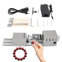 Mini Drehmaschine mit präziser Drehbank, einstellbarer Geschwindigkeit und Metallbearbeitungsfunktion für DIY-Projekte