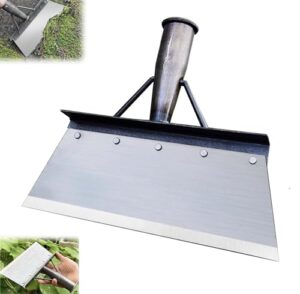 Multifunktionale Gartenschaufel für den Outdoor-Bereich, Unkraut entfernen und Staub saugen, Edelstahl-Reinigungsschaufel
