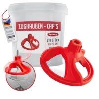 NIVILLI SPINNY Profi Nivelliersystem 250x Zughauben BigPack, Verlegehilfe für Fliesenverlegung, perfektes Werkzeug für ebene Wände und Böden.