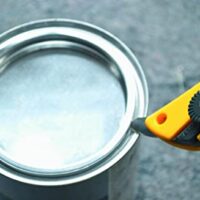 OLFA Cutter Super L 175, professionelles Werkzeug für Heimwerker und Handwerker, 18mm-Schneide, Rädchenarretierung, praktische Verpackung und Farbdose