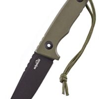 Schnitzel TRI, Outdoormesser mit Kydex-Scheide und Dangler-Tragesystem, Bushcraft-Messer für Erwachsene