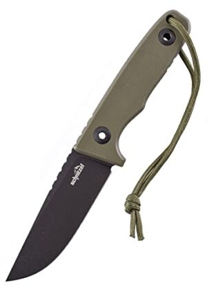 Schnitzel TRI, Outdoormesser mit Kydex-Scheide und Dangler-Tragesystem, Bushcraft-Messer für Erwachsene