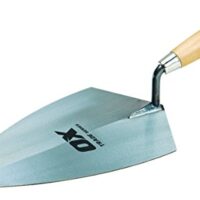 Hochwertige OX Trade Brick Trowel Philadelphia mit Holzgriff, 11 Zoll / 280 mm lang, für Heimwerker und Handwerker geeignet