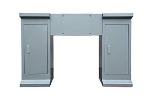 Universeller Unterschrank für Drehmaschine mit zwei Schränken und Drehtüren, ideal für Werkstatt oder Fabrik