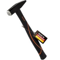 PICARD Schlosserhammer BlackTec FS Nr. 327 300g, ergonomischer 3-Komponenten-Stiel, Schwingungsarm, Spezialstahl, DIN 1041, Profi-Qualität für Schlosser und Klempner, Made in Germany seit 1857