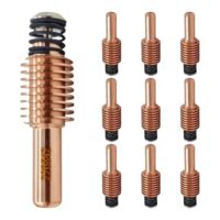 Set von 10 Plasmaelektroden, kompatibel mit Hypertherm Powermax 45XP/65/85/105 HRT HRTs MRT