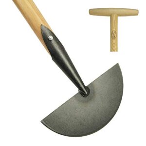 DeWit Rasenkantenschneider mit T-Griff, 99 cm lang, aus hochwertigem Borstahl, professionelles Gartenwerkzeug zum Stechen von Rasenkanten und Rasenflächen in bester Qualität.