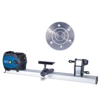 Scheppach DM600VARIO Drechselmaschine mit 550W Leistung und stufenloser Geschwindigkeitsregelung, variable Drehzahl von 800–3000 Umdrehungen, max. Werkstückgröße 60 x 25 cm inklusive Planscheibe