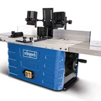 Scheppach Fräsmaschine HF60, Tischfräsmaschine für Heimwerker und Profis, 230V, 1500W, variable Drehzahlregulierung, inkl. Tischverbreiterungen