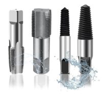Schraubenlöser und Rohrgewindebohrer Set mit 1/2 Zoll und 3/4 Zoll Gewinde, ideal für Wartungsarbeiten und Entfernen beschädigter Schrauben