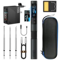 Soldering Iron 100W mit schneller Erwärmzeit und voreingestellter Temperaturregulierung. Ideal für Löt- und Reparaturarbeit.