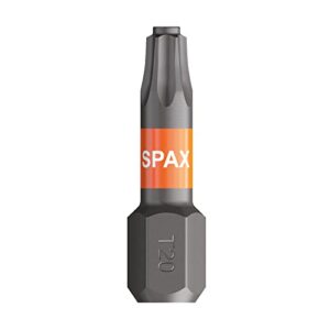SPAX Bit T-Star Plus, 5 Stück in der Dose, 25 mm für professionelles Heimwerken mit hoher Präzision und Effizienz