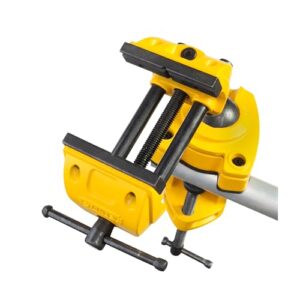 Stanley Maxsteel Multiachsen Schraubstock mit drei Achsen und Kugelgelenk. Robuste Konstruktion aus Gussaluminium und Stahl. Ideal für Handwerker, Do-it-yourself-Fans und Arbeit außerhalb.