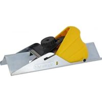Stanley Trockenbau Kantenhobel mit gleichmäßiger Führung, ideal zum Schneiden von Gipskartonplatten im 45°-Winkel, stabiler Korper aus Zinkdruckguss